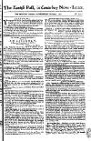 Kentish Weekly Post or Canterbury Journal Wednesday 05 October 1757 Page 1