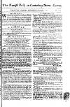 Kentish Weekly Post or Canterbury Journal Wednesday 16 November 1757 Page 1
