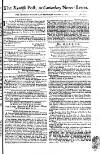 Kentish Weekly Post or Canterbury Journal Wednesday 23 November 1757 Page 1