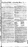 Kentish Weekly Post or Canterbury Journal Saturday 10 December 1757 Page 1