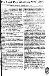 Kentish Weekly Post or Canterbury Journal Wednesday 01 March 1758 Page 1