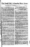 Kentish Weekly Post or Canterbury Journal Wednesday 16 August 1758 Page 1