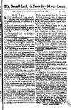 Kentish Weekly Post or Canterbury Journal Saturday 19 August 1758 Page 1
