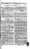 Kentish Weekly Post or Canterbury Journal Saturday 02 September 1758 Page 1
