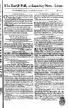 Kentish Weekly Post or Canterbury Journal Saturday 21 October 1758 Page 1