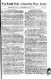 Kentish Weekly Post or Canterbury Journal Wednesday 24 January 1759 Page 1