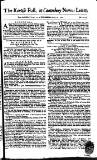 Kentish Weekly Post or Canterbury Journal Wednesday 16 April 1760 Page 1