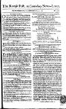 Kentish Weekly Post or Canterbury Journal Saturday 19 April 1760 Page 1