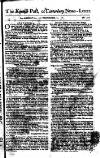 Kentish Weekly Post or Canterbury Journal Wednesday 14 May 1760 Page 1