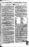 Kentish Weekly Post or Canterbury Journal Wednesday 28 May 1760 Page 1