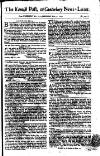 Kentish Weekly Post or Canterbury Journal Saturday 31 May 1760 Page 1
