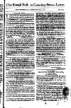 Kentish Weekly Post or Canterbury Journal Saturday 07 June 1760 Page 1