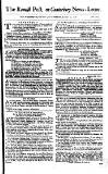Kentish Weekly Post or Canterbury Journal Saturday 24 January 1761 Page 1