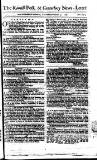 Kentish Weekly Post or Canterbury Journal Saturday 30 October 1762 Page 1