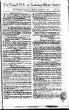 Kentish Weekly Post or Canterbury Journal Saturday 27 November 1762 Page 1