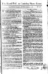 Kentish Weekly Post or Canterbury Journal Saturday 11 December 1762 Page 1