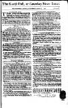 Kentish Weekly Post or Canterbury Journal Saturday 08 January 1763 Page 1
