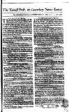 Kentish Weekly Post or Canterbury Journal Saturday 26 March 1763 Page 1