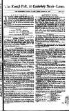 Kentish Weekly Post or Canterbury Journal Saturday 24 January 1767 Page 1