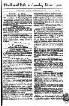Kentish Weekly Post or Canterbury Journal Wednesday 01 July 1767 Page 1