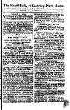 Kentish Weekly Post or Canterbury Journal Saturday 25 July 1767 Page 1