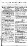 Kentish Weekly Post or Canterbury Journal Wednesday 02 December 1767 Page 1