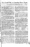 Kentish Weekly Post or Canterbury Journal Saturday 19 December 1767 Page 1