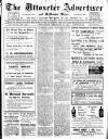 Uttoxeter Advertiser and Ashbourne Times Wednesday 24 September 1913 Page 1
