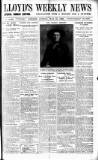 Lloyd's Weekly Newspaper Sunday 31 May 1908 Page 1