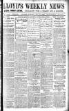 Lloyd's Weekly Newspaper Sunday 08 November 1908 Page 1