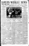 Lloyd's Weekly Newspaper Sunday 15 November 1908 Page 1