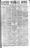 Lloyd's Weekly Newspaper Sunday 29 November 1908 Page 1