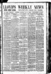 Lloyd's Weekly Newspaper Sunday 01 August 1909 Page 1