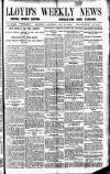 Lloyd's Weekly Newspaper Sunday 09 January 1910 Page 1
