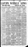 Lloyd's Weekly Newspaper Sunday 20 February 1910 Page 1