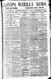 Lloyd's Weekly Newspaper Sunday 01 October 1911 Page 1