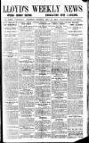 Lloyd's Weekly Newspaper Sunday 17 December 1911 Page 1