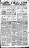 Lloyd's Weekly Newspaper Sunday 17 March 1912 Page 1