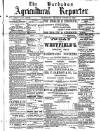 Barbados Agricultural Reporter Thursday 31 August 1899 Page 1