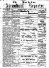 Barbados Agricultural Reporter Monday 27 November 1899 Page 1