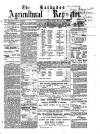 Barbados Agricultural Reporter Saturday 17 March 1900 Page 1