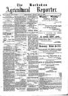 Barbados Agricultural Reporter Friday 11 May 1900 Page 1