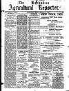 Barbados Agricultural Reporter Friday 02 January 1903 Page 1