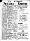 Barbados Agricultural Reporter Monday 16 November 1908 Page 1