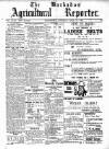 Barbados Agricultural Reporter Saturday 24 April 1909 Page 1