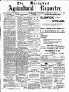 Barbados Agricultural Reporter Wednesday 09 February 1910 Page 1