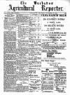 Barbados Agricultural Reporter Thursday 16 November 1911 Page 1