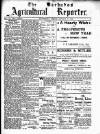 Barbados Agricultural Reporter Friday 03 January 1913 Page 1