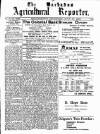 Barbados Agricultural Reporter Thursday 27 July 1916 Page 1