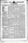 Civil & Military Gazette (Lahore) Thursday 22 July 1880 Page 1
